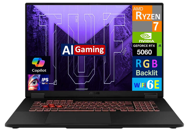ASUS A18 FA808UM-IS74 Gray Gaming, Ryzen 7 260, 64GB, 2TB SSD, 18 1920x1200, RTX