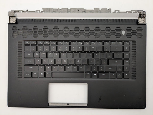 GENUINE DELL ALIENWARE M17 R4 PALMREST Backlit KEYBOARD 6N1JW