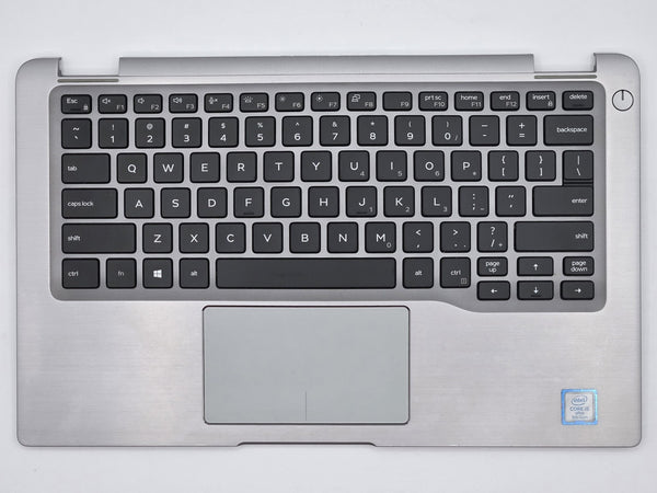 Dell Latitude 7400 2-in-1 Palmrest Touchpad Assembly w/ Keyboard No WWAN, Silver