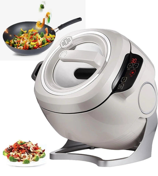 Automatic Cooking Machine 6L Auto Stir Fry Wok Fried Rice Cooker 1000W New