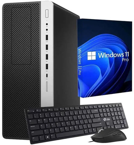 HP 800 G5 Tower Desktop i5-9500 16GB RAM 256GB SSD Keyboard & Mouse Professional