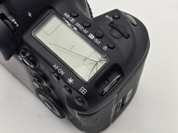 Canon EOS 5D Mark IV 30.4MP DSLR Body Cracked Top LCD