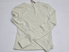 Skims Cotton Jersey Long Sleeve T-Shirt in Bone | Size S Small