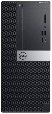 Dell OptiPlex 5070 Mini Tower Desktop Intel i7-9700 32GB RAM 1TB NVMe W10 Pro