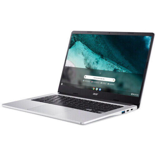 Acer 128GB Chromebook 314 Silver Dual-Core: 1.1 to 2.8 GHz 4GB 128GB 14 Chrome 1