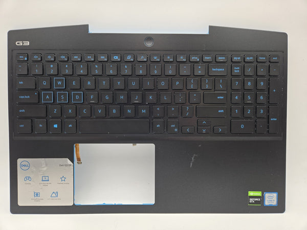 Dell G Series G3 3590 Upper Palmrest With Backlit Keyboard P0NG7 0JP6X XPD6N