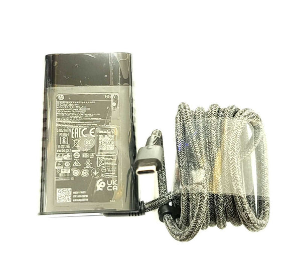 New Genuine 65W USB-C AC Adapter Charger for HP ELITEBOOK X360 1040 G6 G7 G8