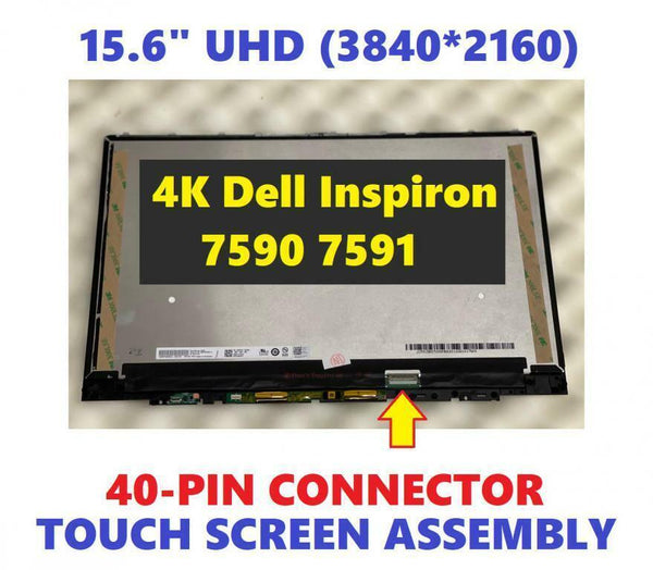 New Genuine C7HP5 DELL Inspiron 7590 7591 4k UHD LCD Touch Screen