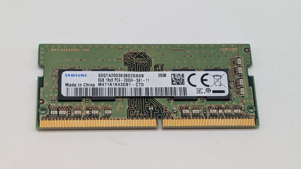 Samsung 8GB DDR4 2666GHz 1RX8 SODIMM M471A1K43DB1
