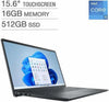 Dell Inspiron 15.6 in Touch i5-1335U 1080p W11 Black 16GB RAM 512GB SSD Iris Xe