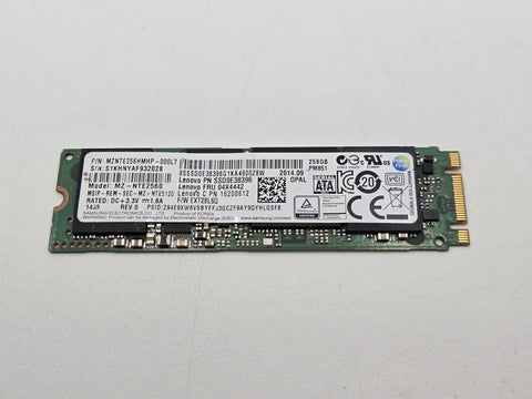 Samsung PM851 256GB SATA M.2 2280 SSD MZNTE256HMHP