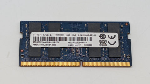 Ramaxel 16GB 5M30V06810 DDR4-3200 2Rx8 Lenovo - Ships Free