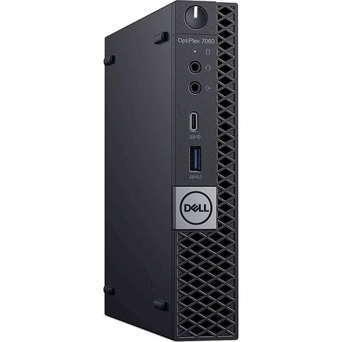 Dell Dell OptiPlex 5060 Micro PC, Hexa Core Intel i5-8500T 2.1 Ghz, 16GB DDR4 RA