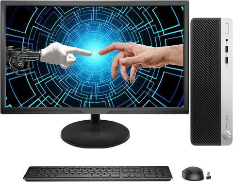 HP ProDesk 400 G5 SFF Business Desktop New 22 inch FHD Monitor Intel Core i3
