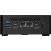 MSI NUC 13MQG Mini Barebone Intel i7-1365U 13th Gen Intel Iris Xe NoGB 120 w wit