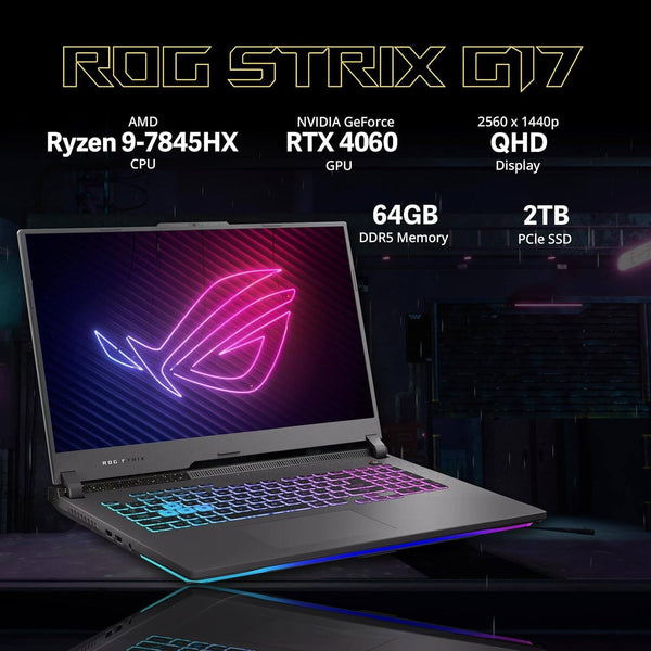 ASUS ROG Strix G17 17.3 7845HX GTX 1650 Ti 64GB 2048GB 17.3