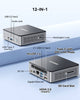 Geekom Air12 Mini PC with 12th Gen Intel N100, 16GB DDR5 RAMu0026 512GB NVMe SSD