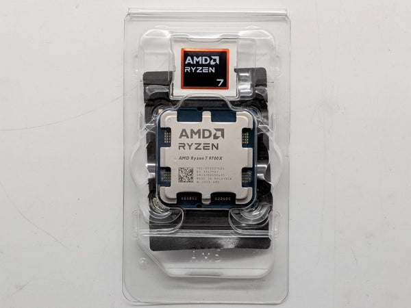 AMD Ryzen 7 9700X 8-Core 16-Thread 40MB Cache Socket AM5 9000 Series Processor