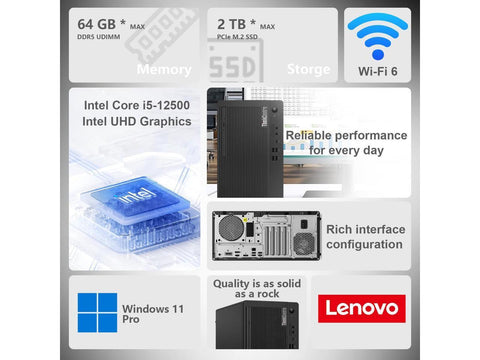 Lenovo ThinkCentre M90s Gen 5 Intel i7-14700 1TB Black WARRANTY
