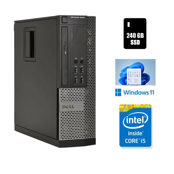 Dell Restored Dell OptiPlex 9010 SSF Desktop Core i5 16GB Ram 240GB SSD Wi-Fi