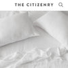 The Citizenry STONEWASHED LINEN SHEET SETS Queen white - Ships Free