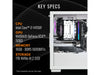 Thermaltake Versa i560S Intel i7 14th Gen 5060 8GB RTX 16GB 1TB White BT WARRANT