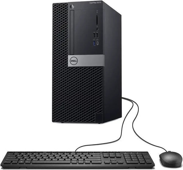 Dell Optiplex 5070 Tower Desktop Intel i5-8500 16GB RAM 500GB SSD Solid State