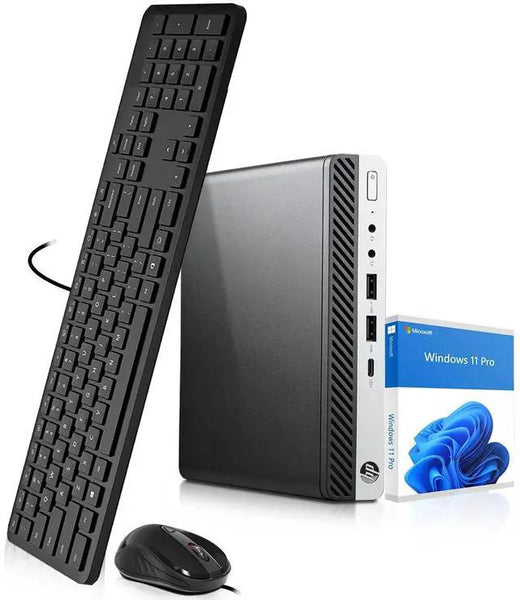 HP ProDesk 600 G5 Mini PC i5-9500T 8GB RAM 256GB SSD AX210 Mini Desktop