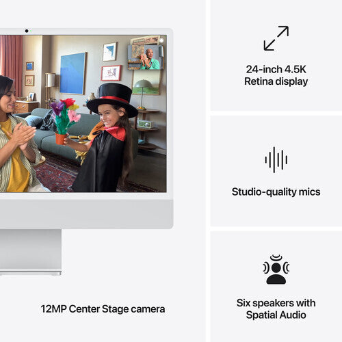 Apple iMac with M4 Chip SilverM4 10-Core 32GB 512GB 24 4480 x 2520 143 w with ba