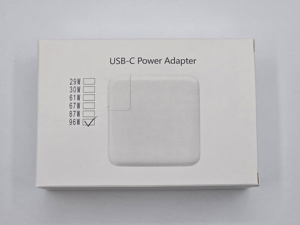 NEW Apple 96W USB-C Power Adapter MX0J2AM/A *USB-C Cable Not Included*