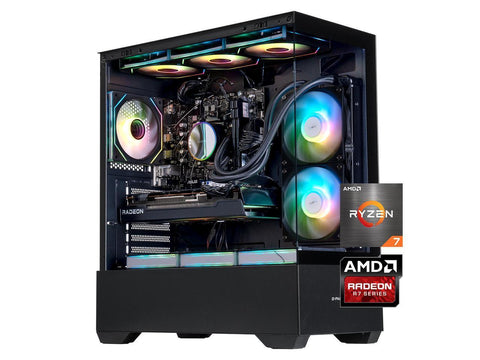Thermaltake V27B-B850-57T-LCS Ryzen 7 9000 Series 5070 Ti 16GB RTX 32GB 2TB Blac