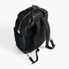 Lo & Sons Rowledge Backpack | Black Exterior / Gold Hardware / Grey Interior
