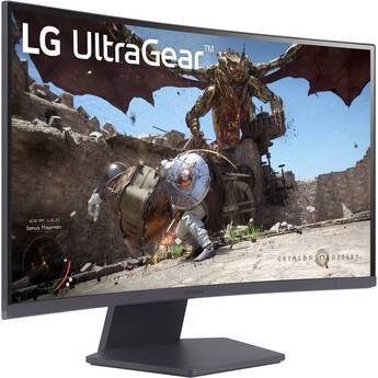 LG UltraGear 31.5 in 1440p HDR 180 Hz Curved Gaming Monitor