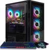 STGAubron Gaming PC, Intel i5-9400F 4.1GHz, Radeon RX 580 16G, 16G DDR4, 1T SSD,