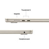 Apple MacBook Air M4, StarlightM4 10-Core 16GB 512GB 15.3 2880 x 1864 whCell 66.