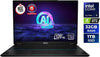 MSI Stealth 18 in GeForce RTX 4080 GPU Core Ultra 9 185H 32GB RAM 1TB NVMe SSD