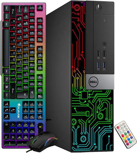 Dell OptiPlex 5060 RGB Desktop R5 340X 2GB Intel i5-8500 Six Core Turbo 16GB