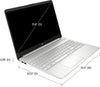 HP 15.6 5300U AMD Radeon 8GB 256GB 15.6