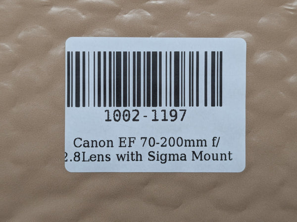Canon EF 70-200mm f/2.8L IS II USM Lens w/ Sigma MC-11 EF to Sony E Adapter
