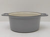 2-in-1 Dutch Oven Enameled Cast-Iron Dutch Oven Gray