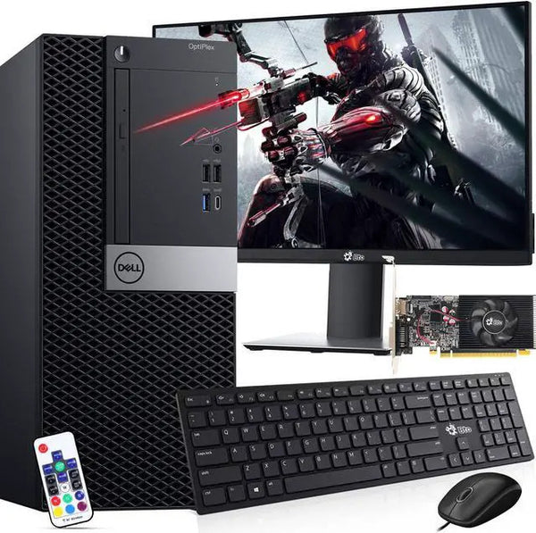 Dell OptiPlex Gaming Tower Intel Core i7-8700 Processor 16GB DDR4 RAM