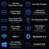 Geekom IT1 Mega AI Mini PC, Dual LAN, Intel Ultra 5 125H, 32GB DDR5 5600MHz RAMu
