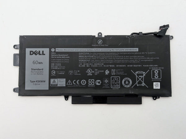 60Wh K5XWW Laptop Battery for 5285 5289 7389 7390 2-in-1 725KY *READ*
