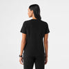 Figs Black Catarina Scrub Top Women Size Medium One Pocket