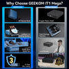 Geekom IT1 Mega AI Mini PC, Dual LAN, Intel Ultra 9 185H, 32GB DDR5 5600MHz RAMu