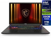 MSI VECTOR16HXA2 16 in QHD Vector AI Core Ultra 7 255HX 32GB RAM 1TB SSD