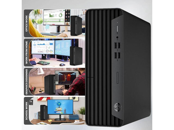 HP Z2 G4 Intel i7 9th Gen AMD Radeon 460 2 GB RX 32GB 1TB SSD Black WARRANTY