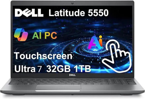 Dell Latitude 5550 15.6 in FHD Touch Business AI Intel Ultra 7 165U 1TB SSD