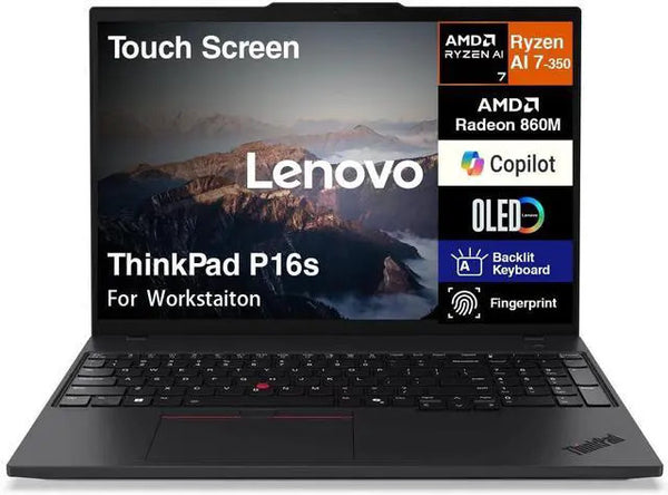 Lenovo ThinkPad P16s 16.0 in 4K Ryzen AI 7 350 AMD Radeon 860M shared 32GB