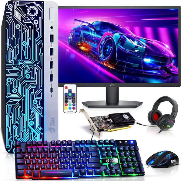 HP Desktop Bundled with BTO RGB Premium Upgrades - Intel i5 512GB SSD 16GB DDR4